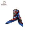 ITARORA City of Dawn Large Square Silk Scarf