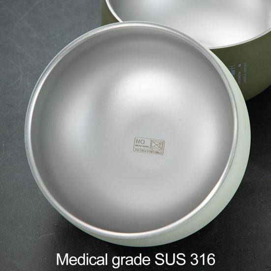 Миска для еды с крышкой, теплоизоляция, нержавеющая сталь, миска для смешивания салатов в японском стиле, кухонный гаджет