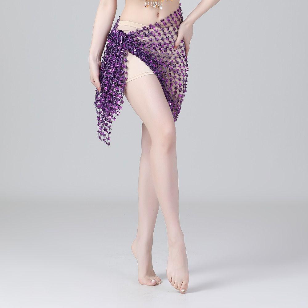 Бахрома Шарф для танца живота Ажурные костюмы для танца живота Тренировочный пояс для танца живота Индийский танец