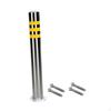 Bollard Visibility Parking Barrier Warning Post for Industrial Ports Storefront