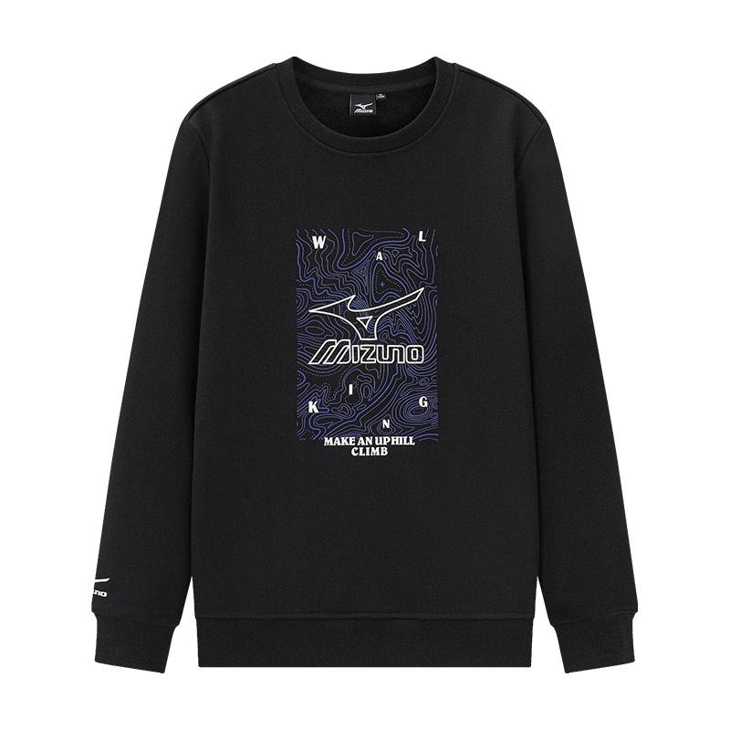 Men's Mizuno Sweatshirts Unisex Crew Neck Moderate Regular