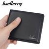 Genuine Leather Short Wallets Vintage Design Business Card Holder Coin Purse