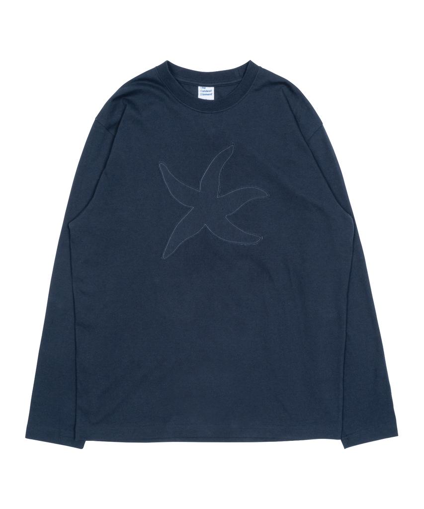 THE COLDEST MOMENT Tcm Vintage Logo Long Sleeve (Navy)