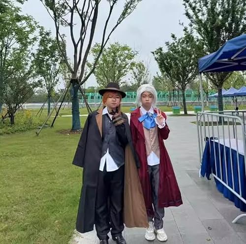 [Hosaku Co., Ltd.] Writer, Anime, Manga, Armed Detective Agency, Detective Dazai Osamu Nakahara, Unisex Cosplay Costume, Everyday Wear, Cosplay, Event