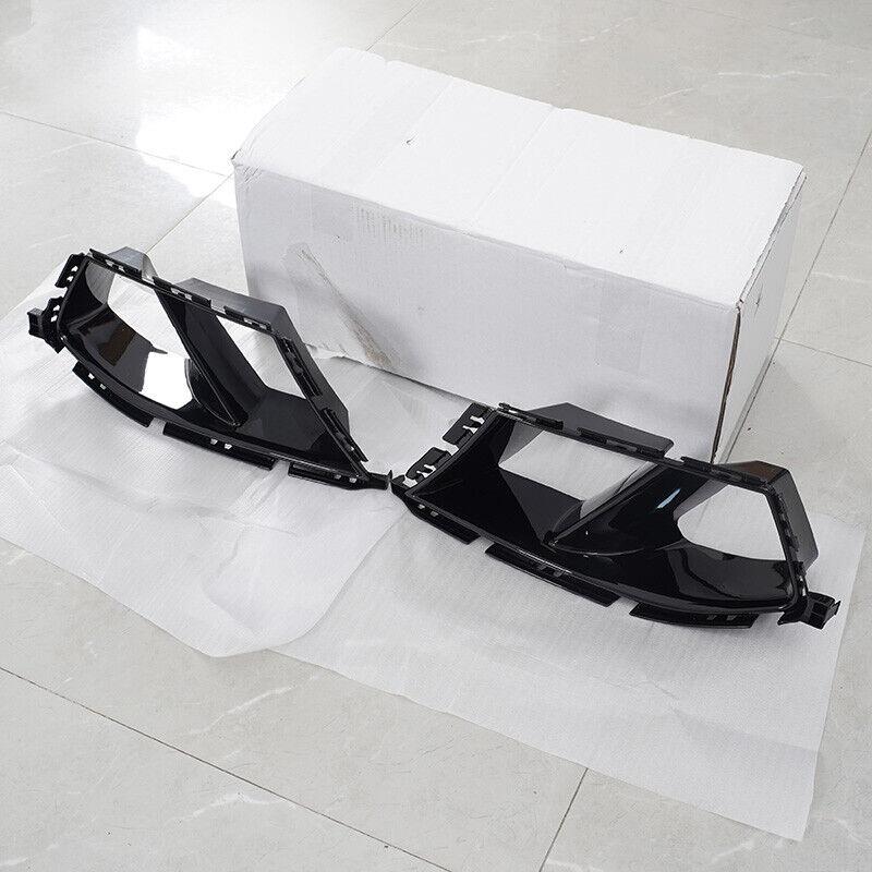 For BMW G80 G82 G83 M3 M4 2021-2024 Air Vent Cover Grille Gloss Black ABS Front Bumper Side Vents Decorative Spoiler Accessories
