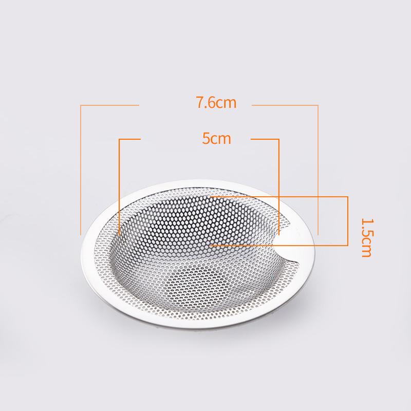 Фильтр для кухонной раковины 10,2 см/7,6 см, ловушка для волос для ванны, нержавеющая сталь, сливное отверстие для душа, фильтр-сифон