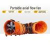 Portable Axial Flow Ventilation Fan with 10m Duct CN plug (adapter included)