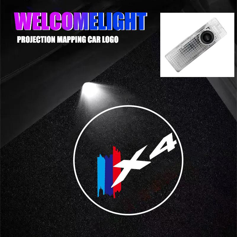 For BMW 1 2 3 4 5 7 Series X1 X3 X4 X5 X6 X7 F10 F20 F30 G20 2Pcs Led HD Car Door Logo Welcome Light Projector Lamps Accessories
