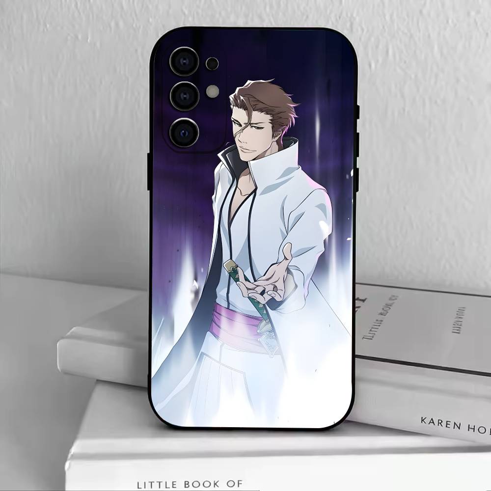 B-Сусукэ Айзен Блич Чехол для телефона для Samsung S25,S24,S21,S22,S23,S30,Ultra,S20,Plus,Fe,Lite,Note,10,Черная крышка