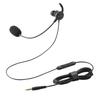 ELECOM Wired Headset, 3.5mm 4-Pole Mini Plug, In-Ear, Single Ear, with Microphone, Conversion Cable (4-Pole To 3-Pole), Black, HS-EP21MTBK