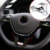 Car Steering Wheel Cover Trim Sticker for Volkswagen VW Golf 7 GTI MK7 POLO 2014 2015 Jetta MK6 2015 2016 Interior Accessories