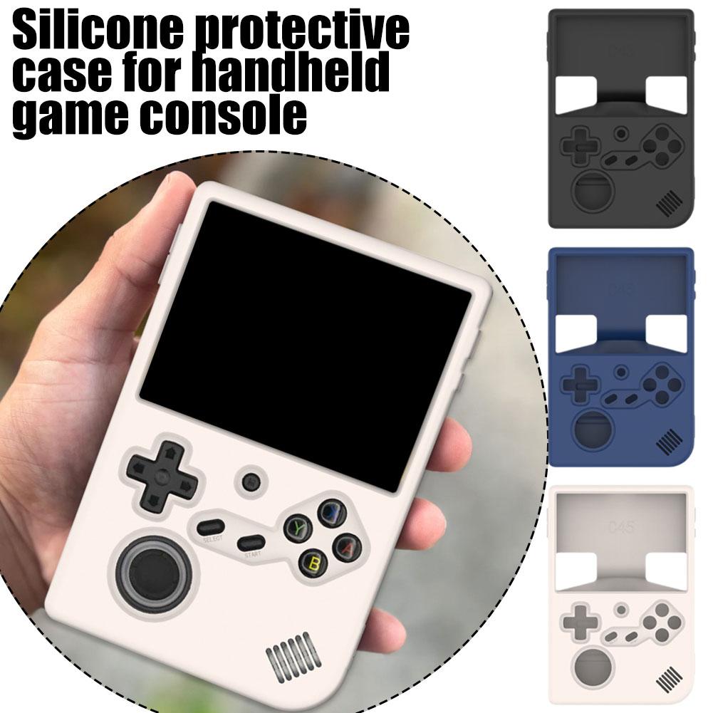 Силиконовый защитный чехол для портативной игровой консоли ANBERNIC Shell RG40XXV мягкий противоударный V8L0