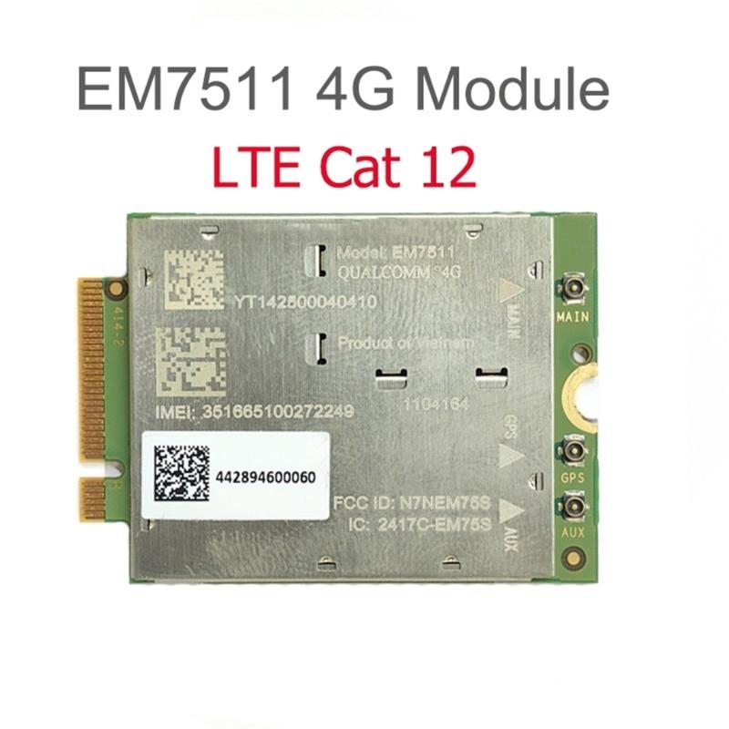 Портативный модуль 4G LTE EM7511 M.2 LTE 4G Сетевая карта PCIE M.2 Сетевой модуль Беспроводная карта для ноутбука ПК