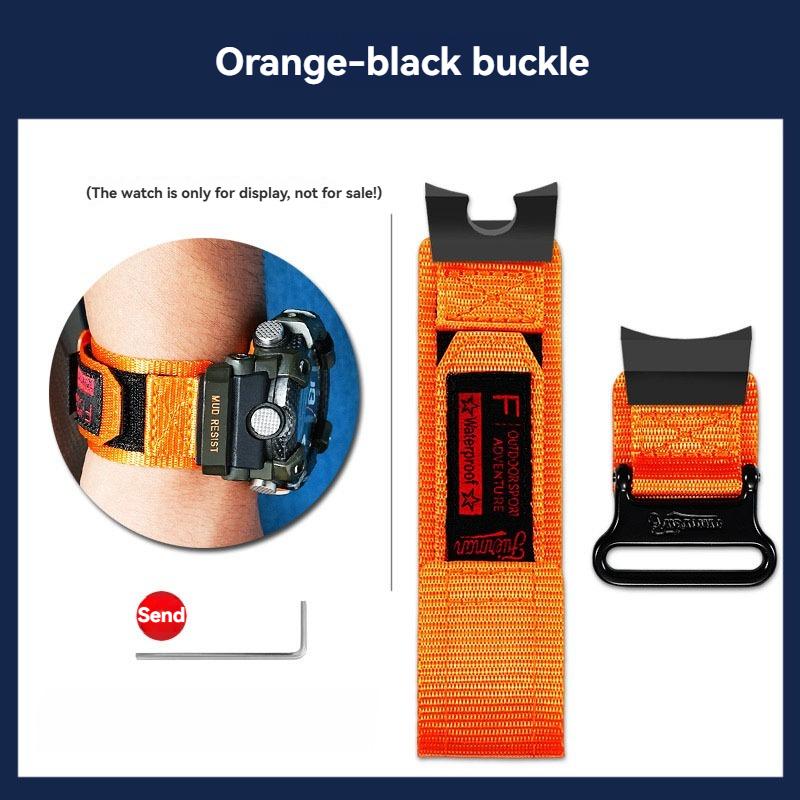 For Casio G-SHOCK 3rd generation Little Mud King 5594 Watchband GG-B100-1A modified nylon watch strap men Bracelet wristband