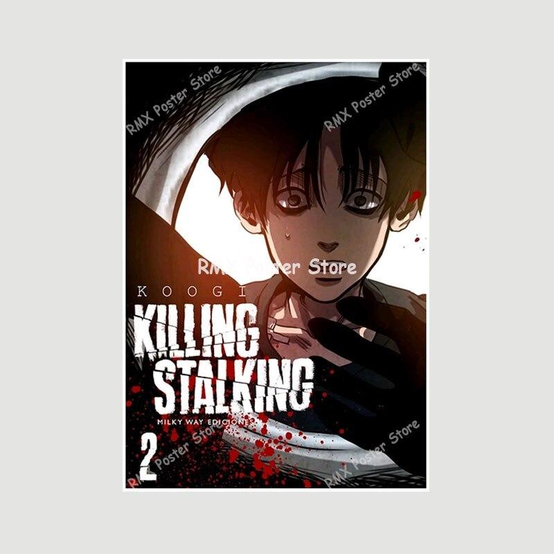 Белая бумага аниме Killing Stalking плакат манга персонаж живопись картина настенные художественные принты украшение для гостиной домашний декор