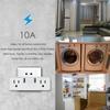 2 in 1 Smart Plug Wi-Fi Mini Outlets Smart Sockets Compatible with Amazon Alexa US Regulations