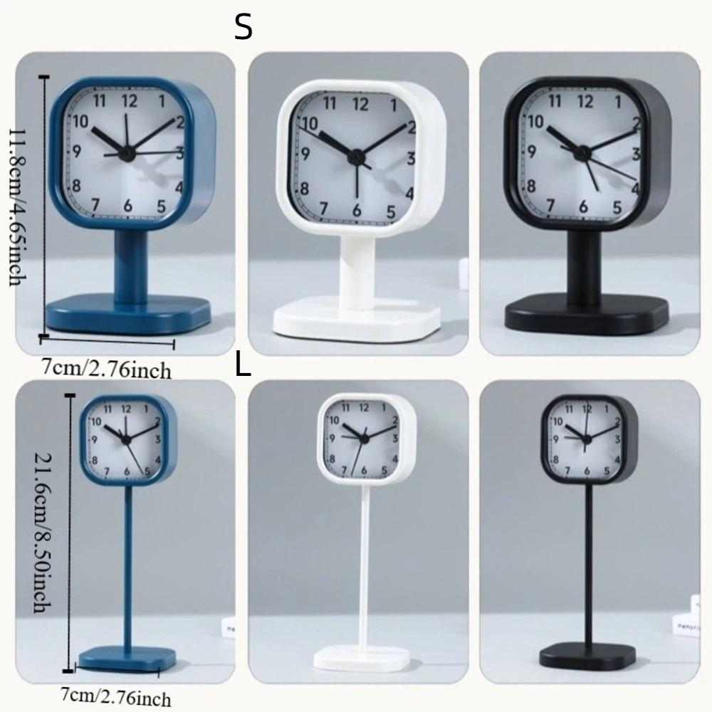Ударопрочные Настольные Часы-Подставка Винтажные Настольные Часы Декор для Спальни Механические Часы-Таймер Прикроватные