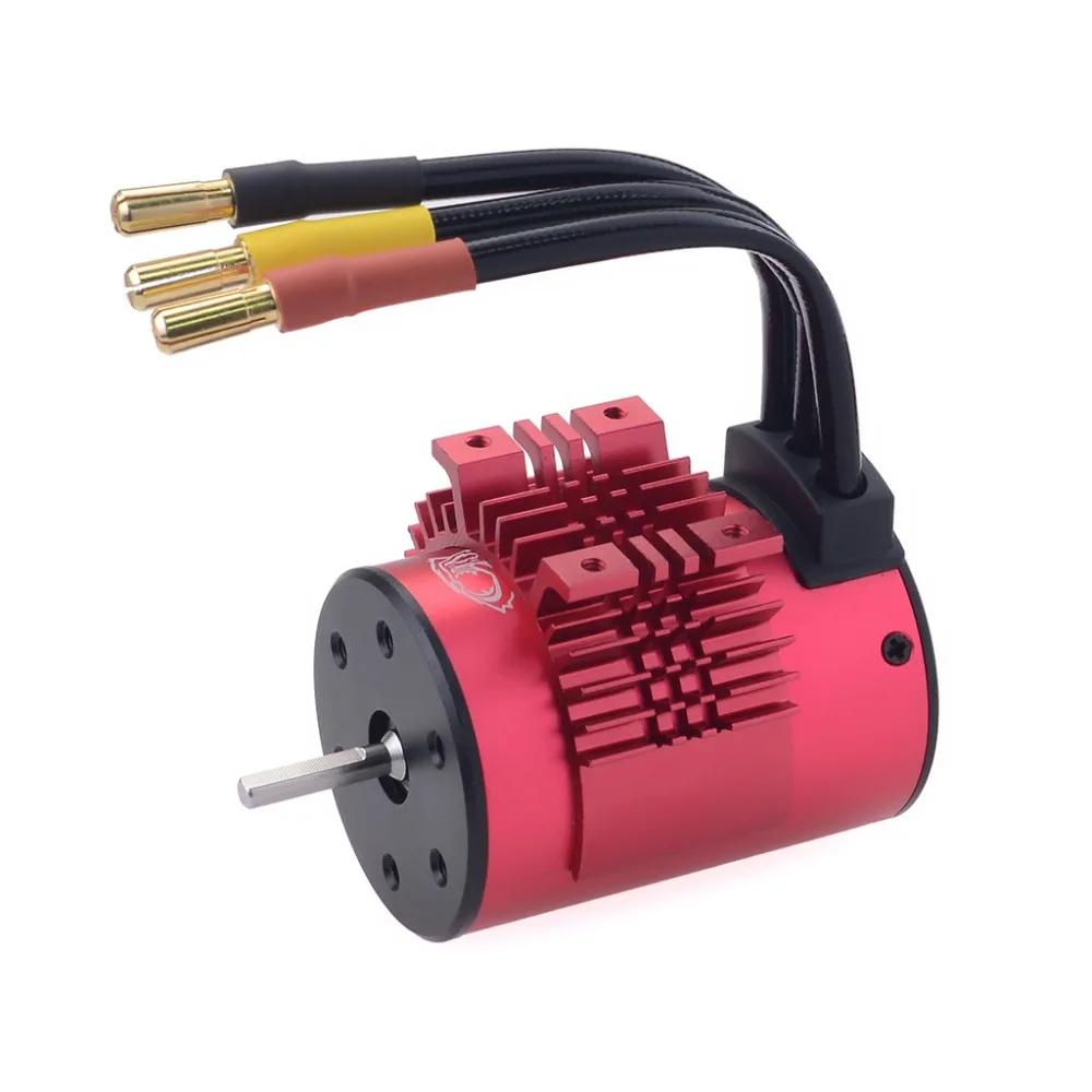 SURPASS HOBBY KK Waterproof Combo 3650 2300KV 3100KV 3600KV Brushless Motor w//Heat Sink 45A / 60A Brushless ESC for RC 1/10 Car