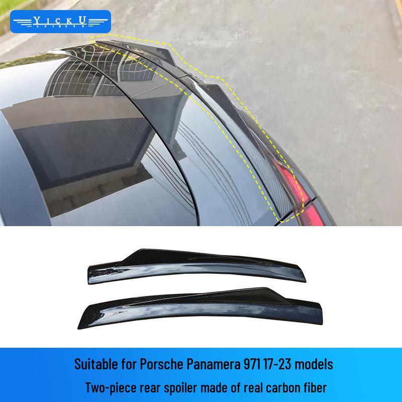 Porsche Panamera 971 Carbon Fiber Body Kit: Front & Rear Lip, Side Skirts, Spoiler, Hood (2017-2023)