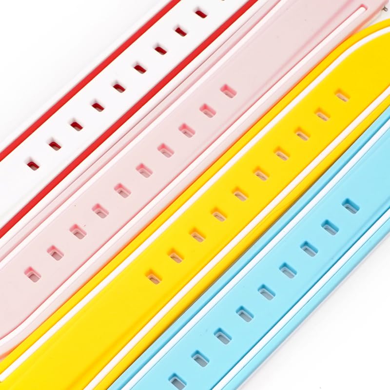 King Omega Swatch X Compatible Rubber Watch Strap with MoonSwatch Replacement Rubber Available In 11 Bioceramic MOONSWATCH Type 2 [Import Original]