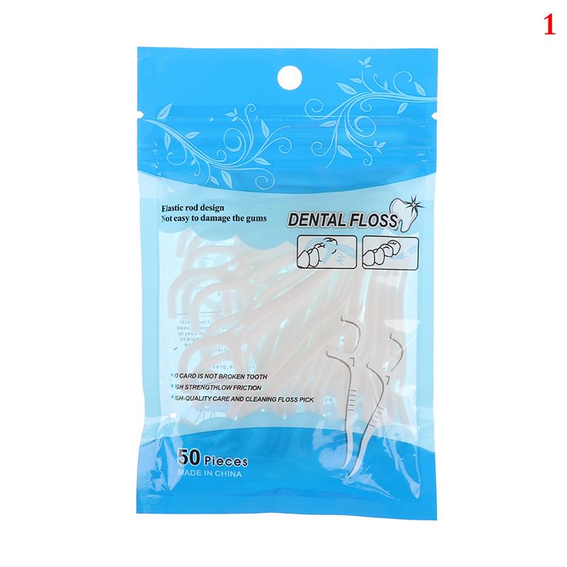 100 шт одноразовые зубные нити межзубные щетки зубочистки чистка зубов