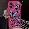 Retro Butterfly Phone Case For IPhone 16 13 15 11 12 14 17 Pro Max Case 17 Air 15 Plus Shockproof Cover Silicone Soft Fundas