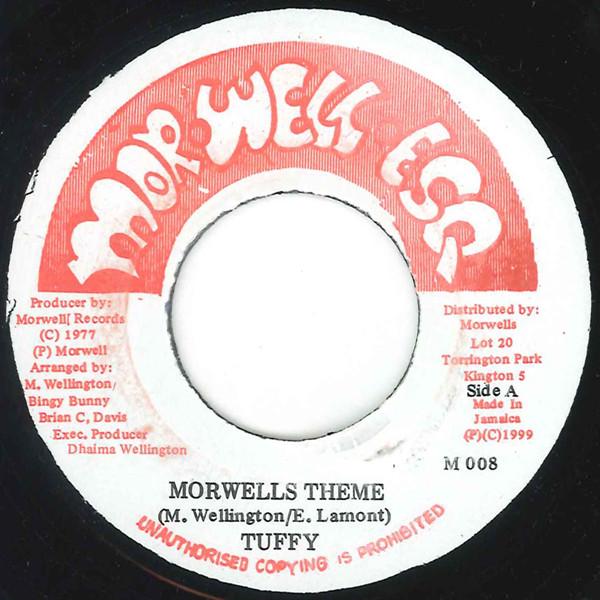 7-дюймовая пластинка TUFFY Morwells Theme M008 Morwell Esq. 1999 Ямайка Регги Ска Даб Б/У