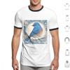 Bluebird Colour 03 T Shirt Big Size 100 Cotton Bluebird Bluebird Art Bluebird Watercolour Bluebird Design Bluebird Feathers