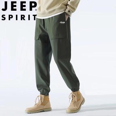 Мужские брюки JEEP SPIRIT свободного кроя с прямыми штанинами для повседневной носки