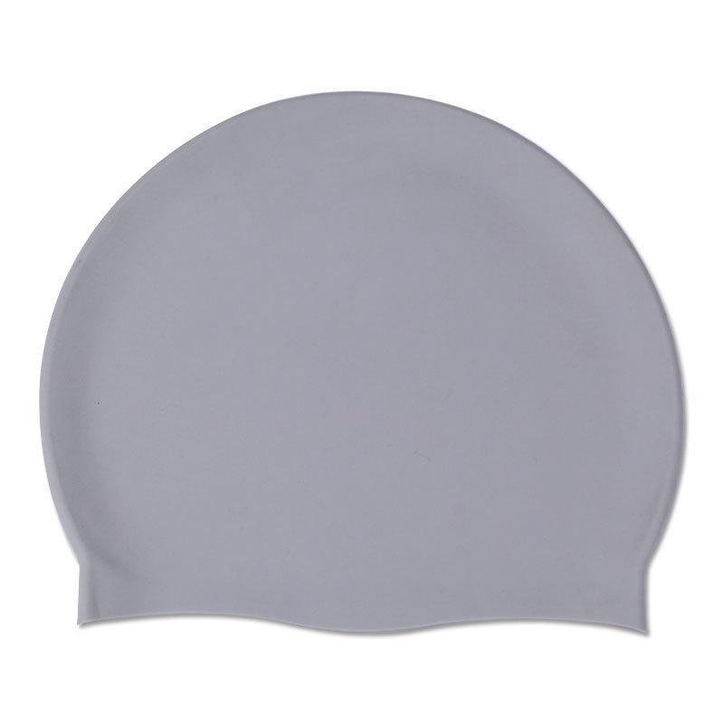 OEM Logo Non-Slip Swimming Pool Cap Hat Adults & Kids Elastic Swimming Caps Silicone Swimming Cap