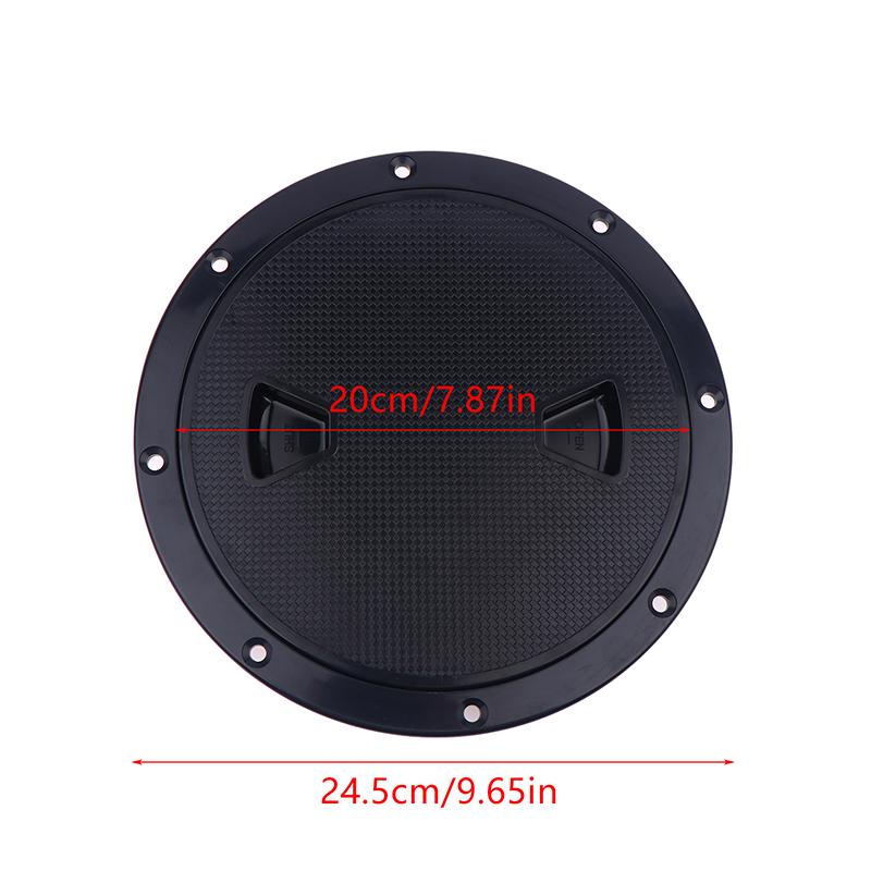 Круглые инспекционные люки из АБС-пластика с противоскользящей поверхностью, крышка люка для доступа с выкручивающимся винтом 4'' 6'' 8'' со съемной крышкой для каяков, яхт