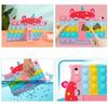 Kids' case for iPad 10.2" 2021/2020/2019 (9th/8th/7th gen.), Push Bubble Pop It, with stand and strap