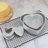 Removable Bottom Heart Shaped Cake Pan Non Stick Metal Heart Cake Baking Pan  Wedding