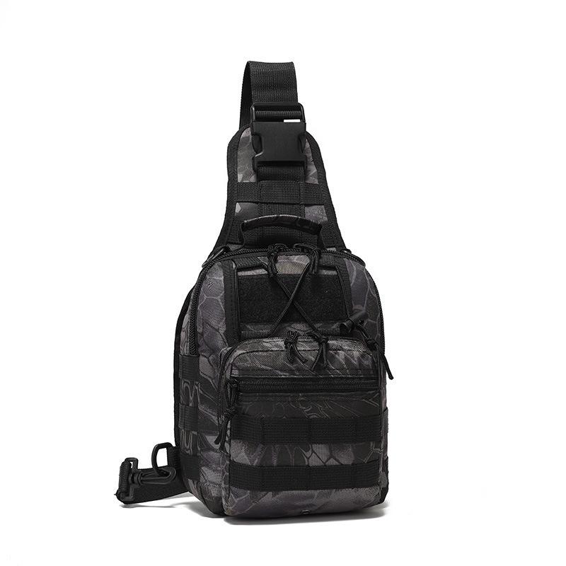 Тактическая камуфляжная нагрудная сумка - Оксфордская ткань, кроссбоди для велоспорта и спорта