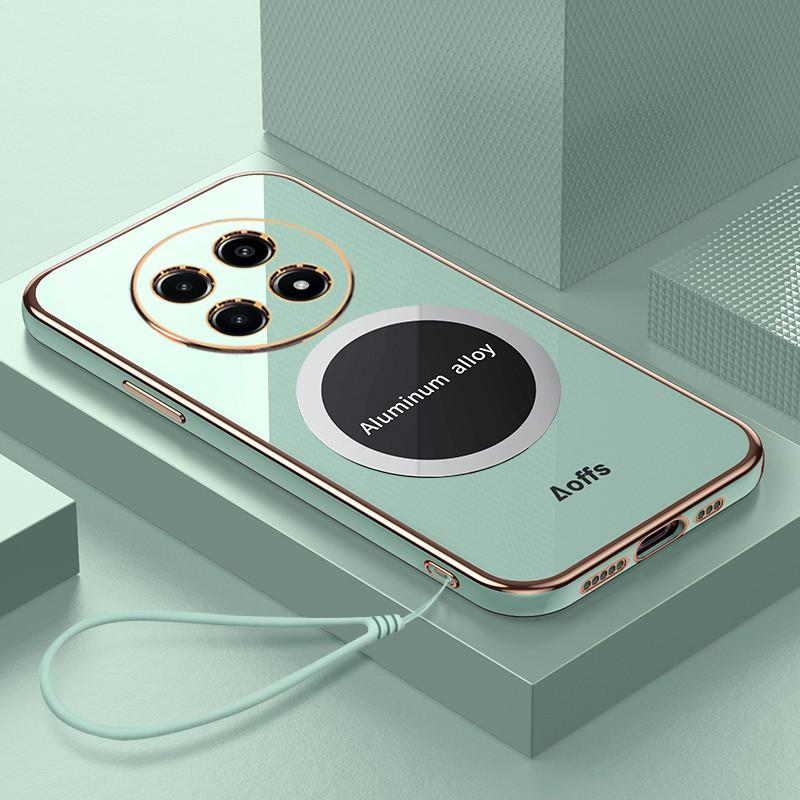 Для Realme 12 5G Чехол Realme 13 12X 5G Narzo 70X 5G Чехол для телефона Покрытие Магнитное притяжение Ударопрочный силиконовый задний чехол