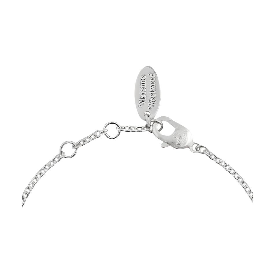 Vivienne Westwood Star Diamond Embedded Saturn Bracelet Men Bracelet Silver 6102024T-02P102