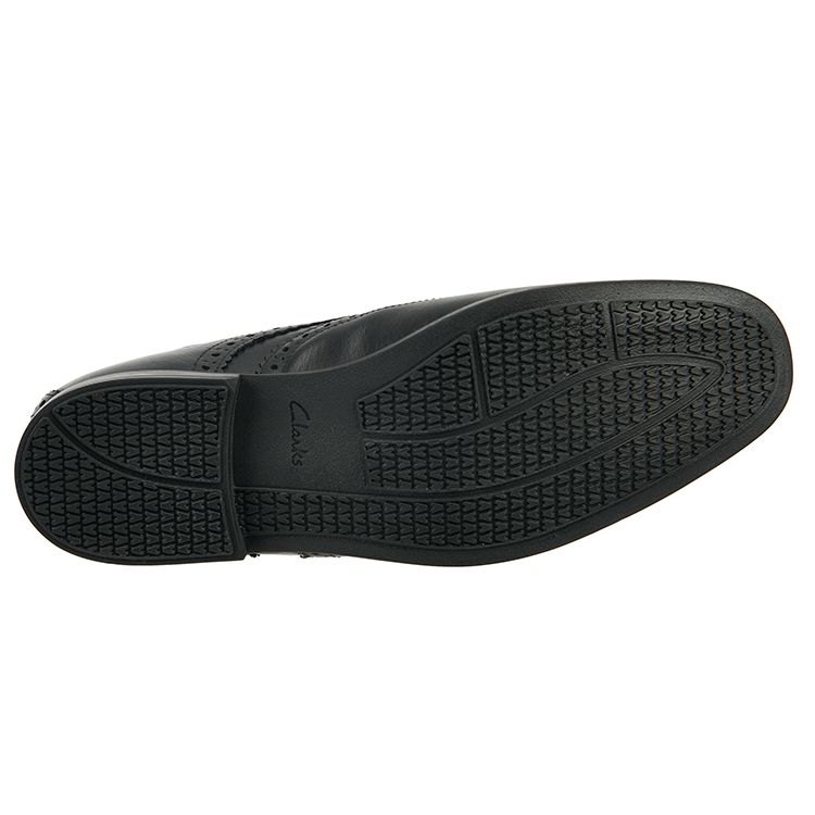 Clarks Верхний слой Коровья кожа Дерби Броги Деловые Формальные Кожаная Обувь Мужская Обувь Черный 261612538