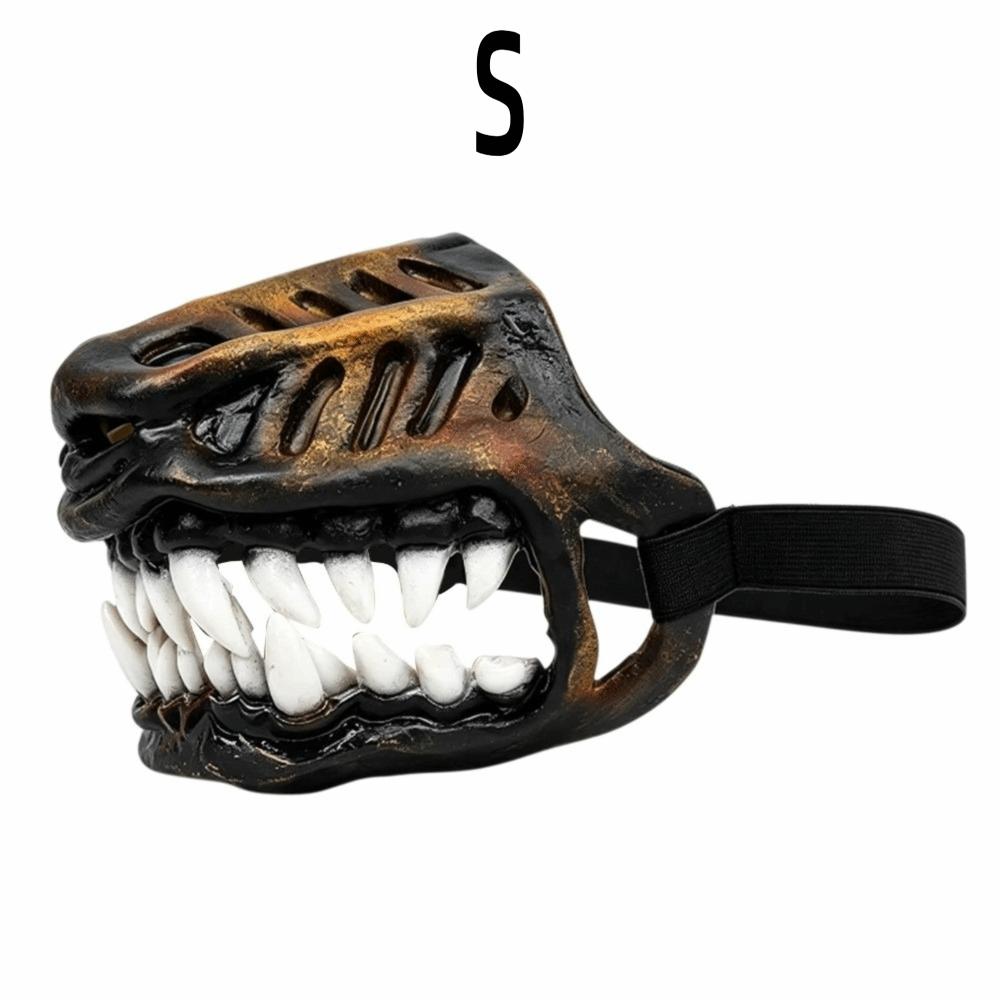 Movable Teeth Dog Muzzle Mask Latex Dinosaur Dog Mask New Dog Costume Mask Halloween Parties