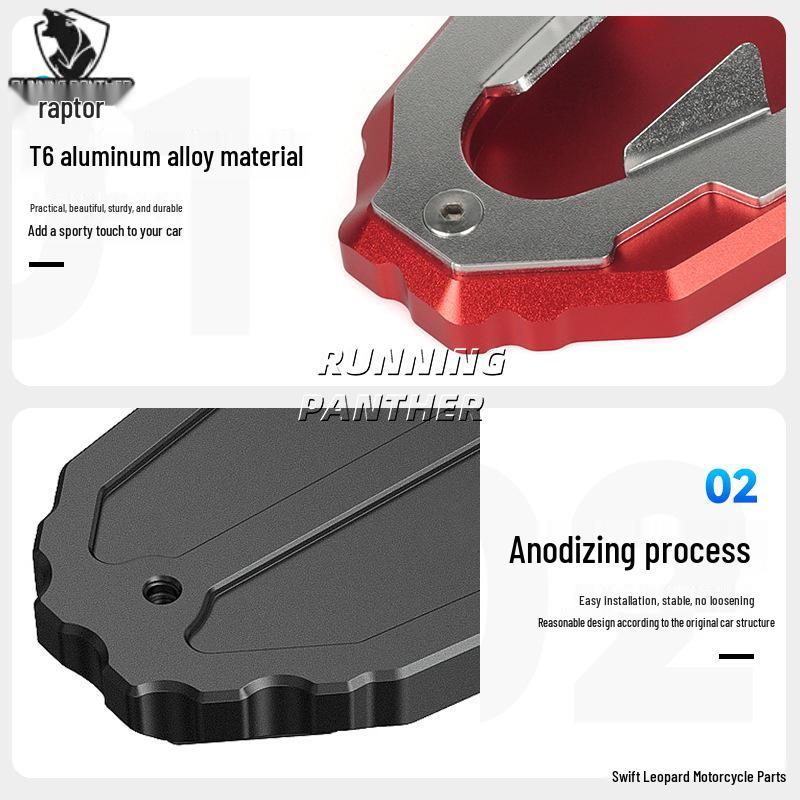 Aluminum Alloy Footpegs & Side Stand for Triumph Tiger 1200 GT Pro