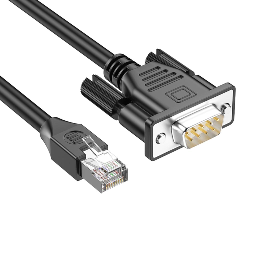 RJ45 - DB9 RS232 отладочный кабель папа - мама / папа удлинитель провод для маршрутизатора коммутатора последовательного порта управления