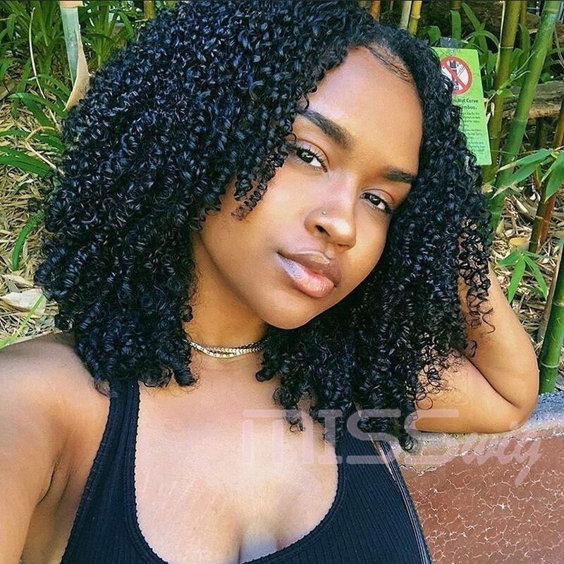 Curly Wig Black Hair Synthetic Wigs for Women