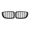 Автомобильная глянцевая черная решетка, передняя решетка для почек для BMW E81 E87 E82 E88 128I 130I 135I Selected 07-11, двойные ламели, двухлинейные грили