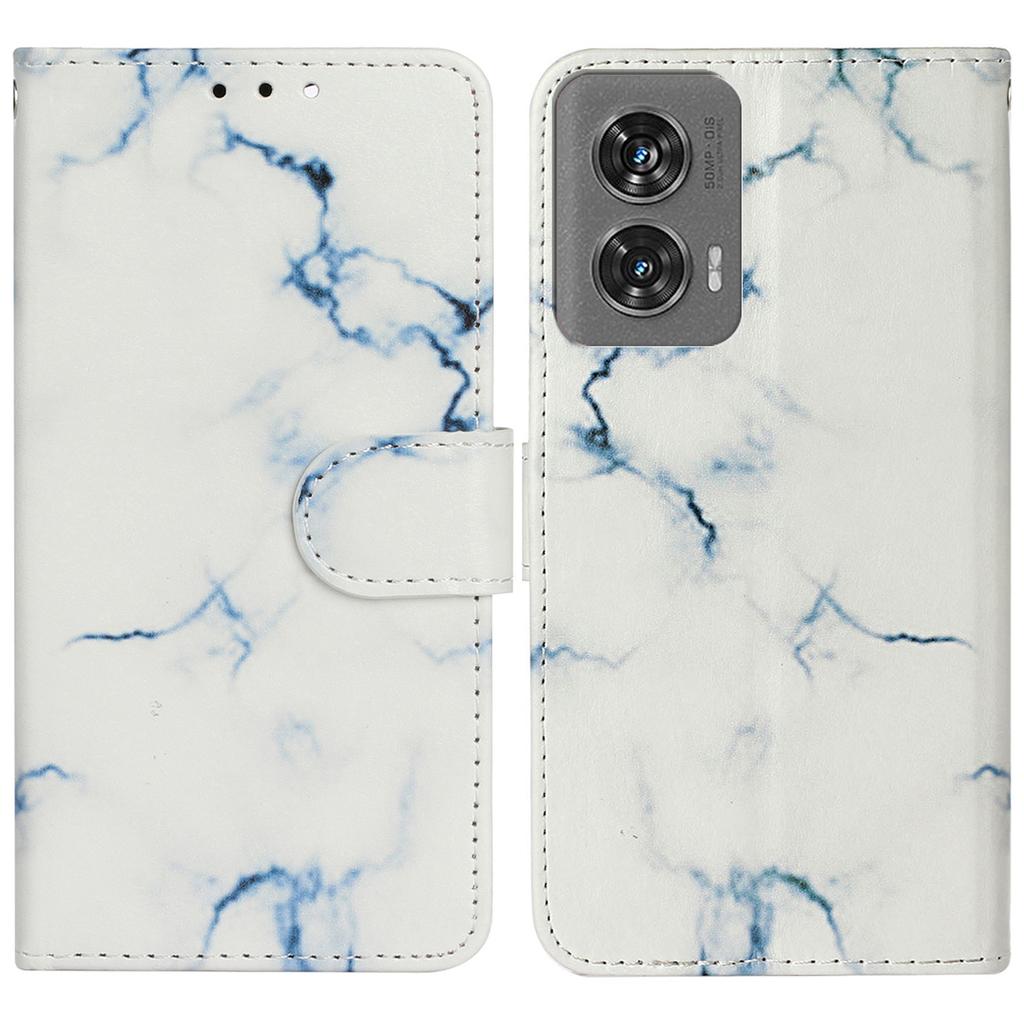 For Motorola Edge 50 Fusion 5G Case Pattern PU Leather Flip Phone Cover