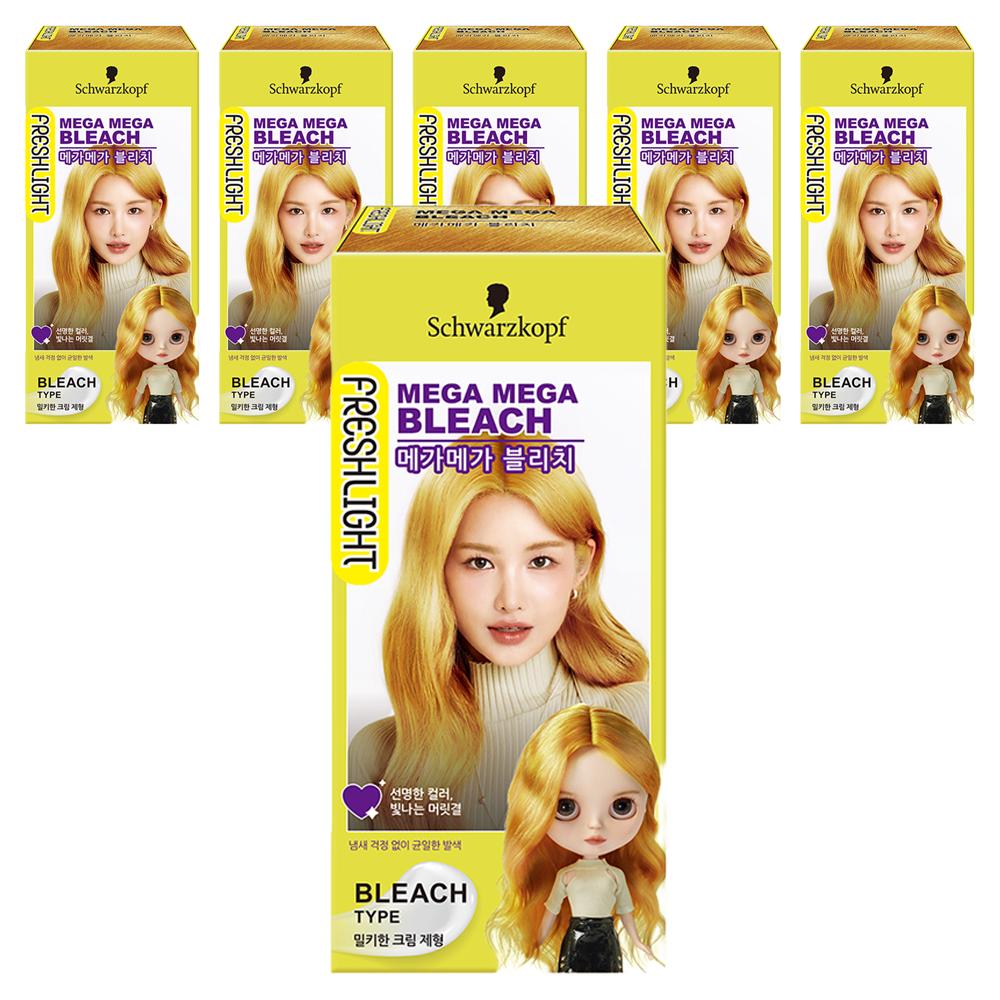 Freshlight Hair Bleach Mega Mega Bleach 130ml 6 pcs