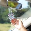 Exquisite Crystal Snowflakes Car Pendant Decoration Ornaments Sun Catcher Snowflake Hanging Trim Accessories Presents Gifts
