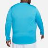 Nike T Shirts Men's Laser Blue Crew Neck Moderate Straight Fit DX0993-446