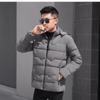 Хлопковая мужская куртка. Новая легкая и тонкая зимняя куртка с воротником-стойкой и утеплителем. Модная и повседневная мужская деловая куртка.