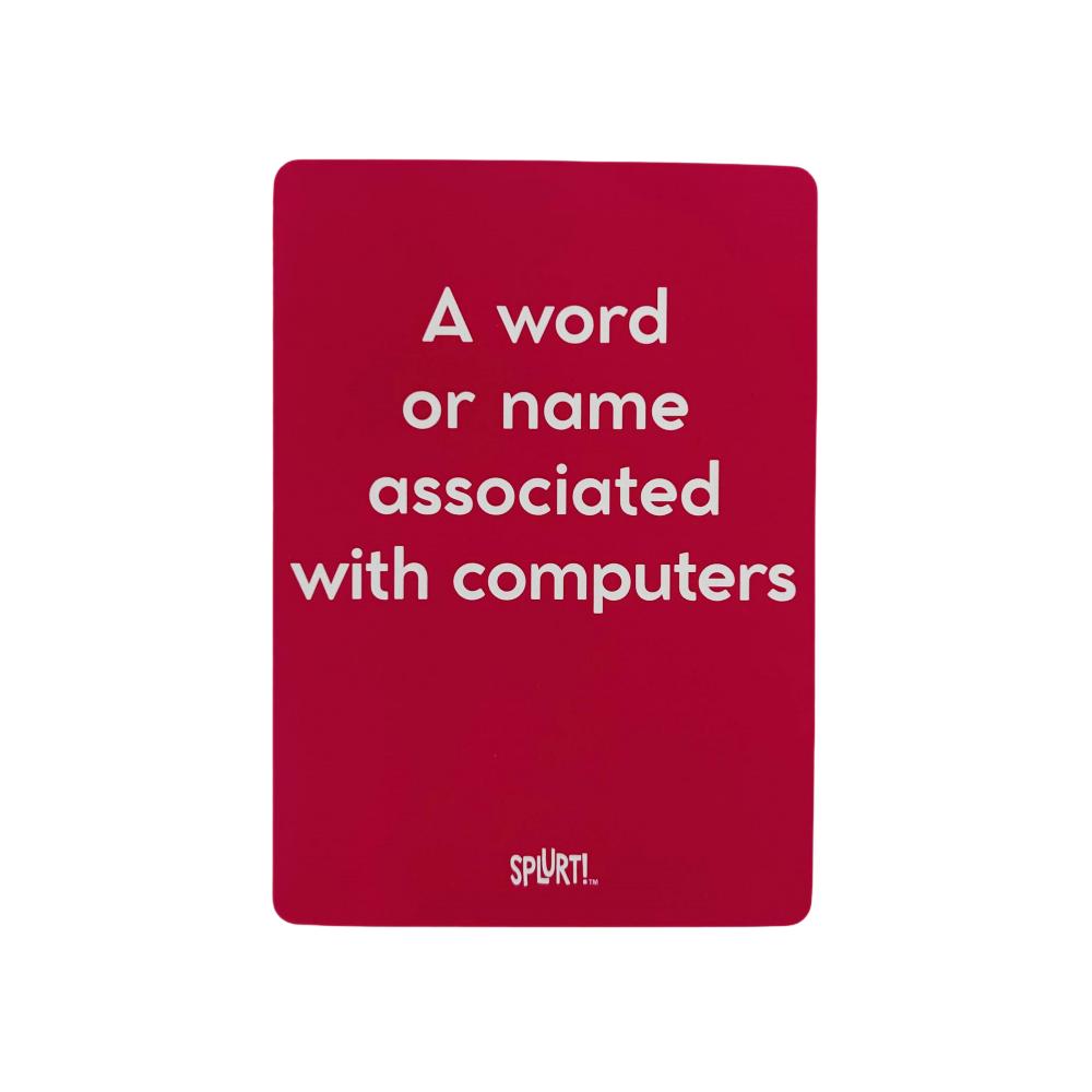 Карточная игра Splurt Splurt! Портативная карточная игра для вечеринок Думай быстро, скажи первым. Настольная колода