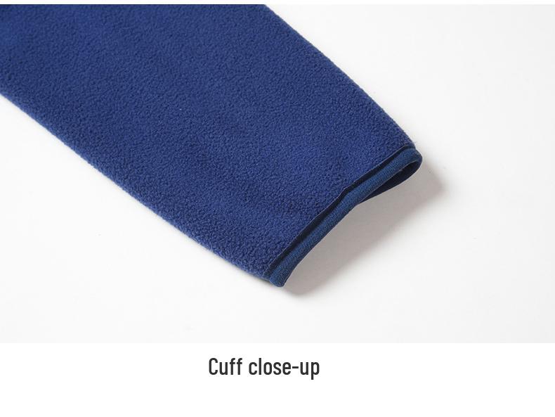 Мужская теплая ветрозащитная флисовая куртка - Толстый флисовый кардиган свободного кроя для осени и зимы.