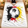 Flannel BlanketGermany national football team Warm Soft Throw Blanket for Indoor Sofa Bed Living Room Use